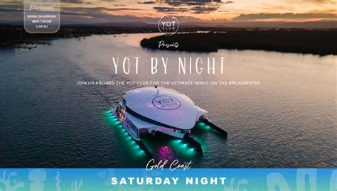 YOT by Night - Gold Coast - Yot Club | Luxury Gold Coast & Brisbane River Cruises