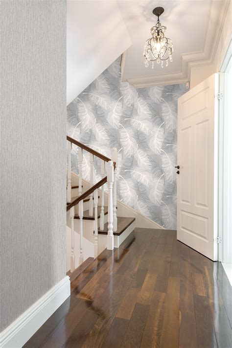 Stairs Wallpaper Ideas : Hall Stairs And Landing Wallpaper Stair Walls ...