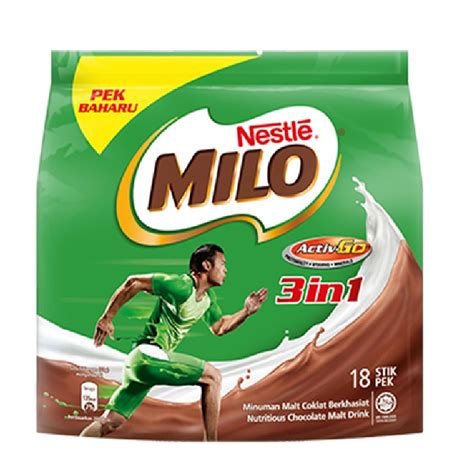 Milo 3In1 Activ-go 18´S - Lepapa Supermarket Kuching, Sarawak