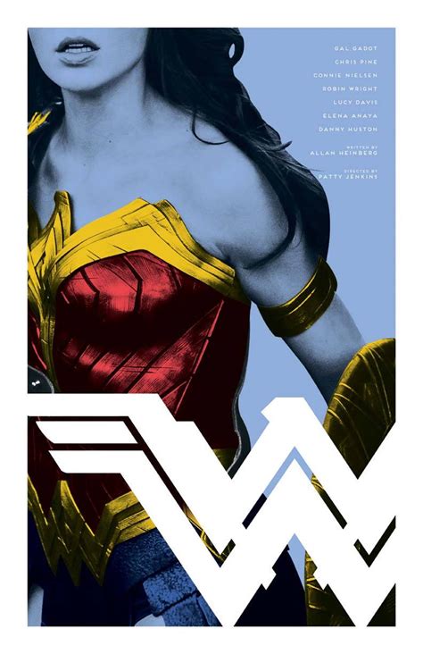 Wonder Woman Film Poster - Etsy