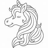 Unicorn Head Coloring Pages  Printable Kids Drawing Hub sketch template