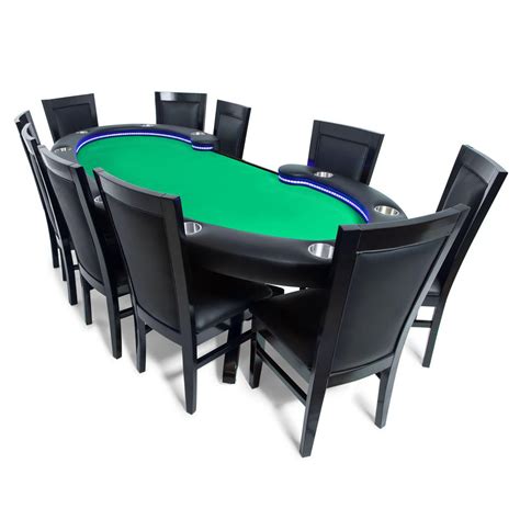 Poker Table With LED Lights – The Lumen HD by BBO – AMERICANA POKER TABLES