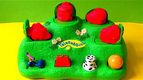 Teletubbies Pop Up Baby Surprise with Play Doh - YouTube