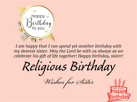 40 Religious Birthday Wishes for Sister - Spiritual Happy Birthday ...