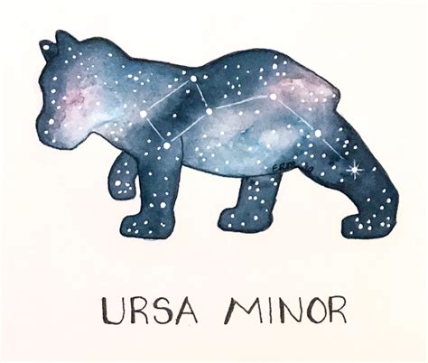 Original Ursa Minor, Little Dipper, Bear, Constellation, Stars, Night Sky, Milky Way, Aurora ...