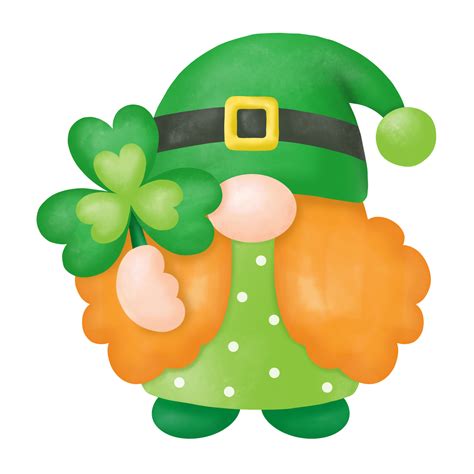 aquarel st. patrick's day kabouters clipart, digitaal schilderen ...