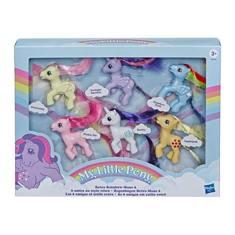 My Little Pony Retro Rainbow Mane 80s-Inspired Figures - RetroGeek Toys