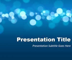 Free Widescreen Business Conference Blue PowerPoint Template (16:9) & Presentation Slides