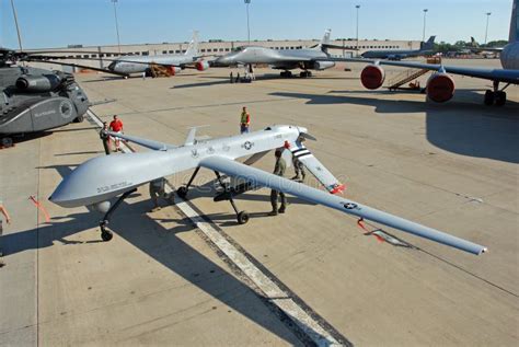 MQ-1 Predator Drone On Display Editorial Photography - Image of precision, armed: 26005177