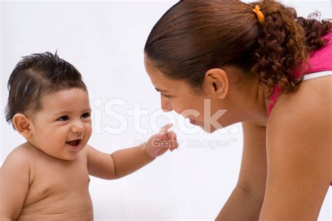 Baby Playing With Mom Stock Photo | Royalty-Free | FreeImages