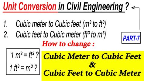 Cubic Meter Conversion Chart