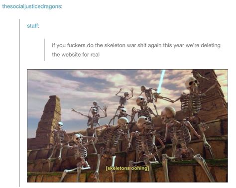 Skeleton War 2016 | Tumblr | Know Your Meme