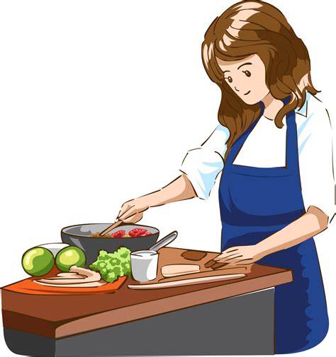 pessoas cozinhando png gráfico clipart Projeto 21594375 PNG