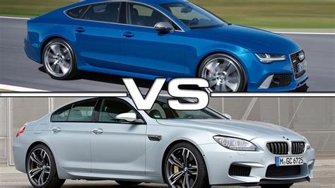 Audi RS7 Sportback vs BMW M6 Gran Coupe - YouTube