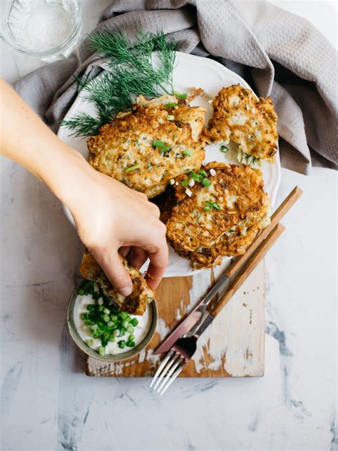 Summer Sides: Courgette Fritters With Honeyed Lemony Yogurt