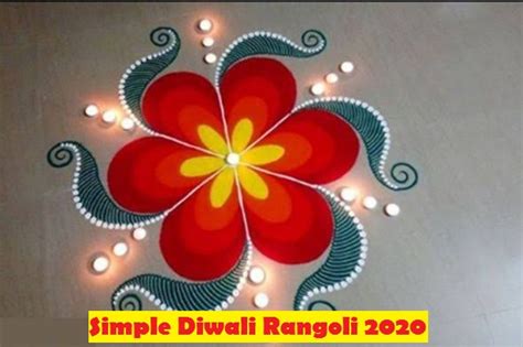 Easy and simple Diwali Rangoli designs with freehand 2020 - Earning Excel