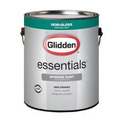 Glidden Essentials 1 gal. White Semi-Gloss Interior Paint-GLE-3000-01 ...