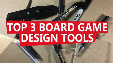 Top 3 Board Game Design Tools - Board Game Design Time - YouTube