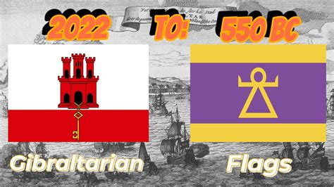 History of Gibraltarian Flags - YouTube