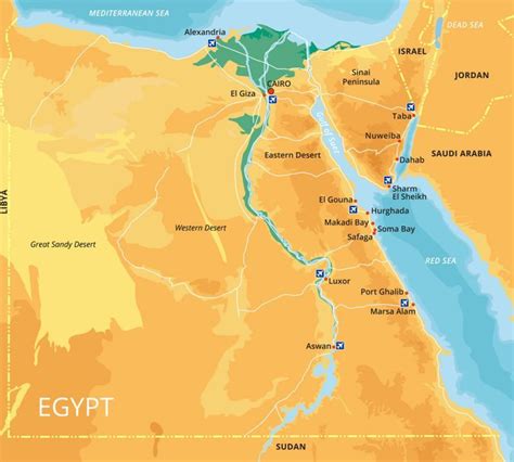 ägypten | karte von ägypten | ägypten reiseziele