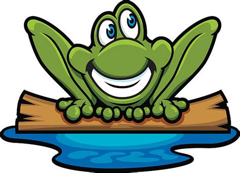 Frog Log Illustrations, Royalty-Free Vector Graphics & Clip Art - iStock