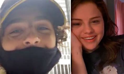 Selena Gomez just went live on Instagram with Timothée Chalamet whilst ...