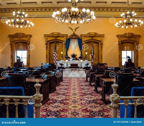 Ohio Senate Chamber editorial stock photo. Image of government - 107152298