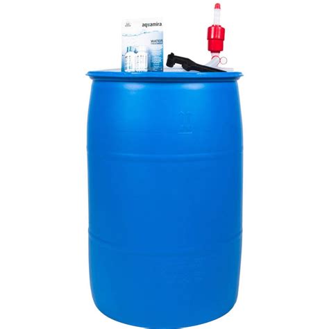 New Farms Emergency Water Storage Kit Durable 55 Gallon Barrel Water Storage | eBay