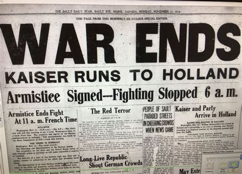 A look back at newspaper headlines on Nov. 11, 1918 | CBC News