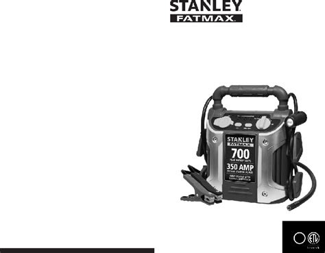 Stanley FatMax Spotlight Instruction manual PDF View/Download