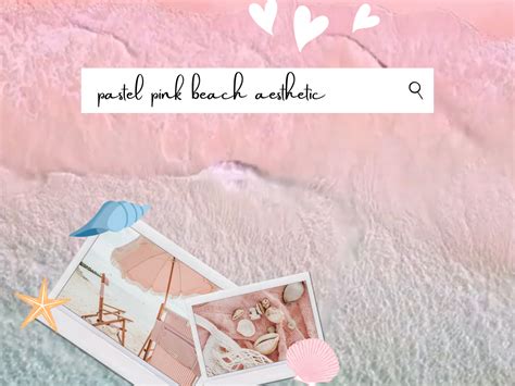 Pastel pink beach aesthetic by Dreaminks Designs on Dribbble