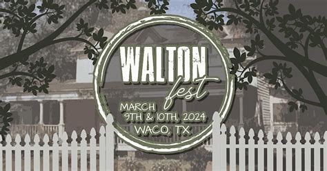 Walton Fest-Waco, TX, Tucker Hall, Waco, 9 March to 10 March | AllEvents