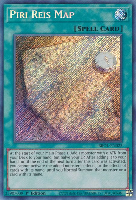 Piri Reis Map Brothers of Legend | Yu-Gi-Oh! | CardTrader