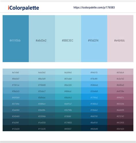 42 Latest Color Schemes with Light Blue And Powder Blue Color tone combinations | 2021 ...