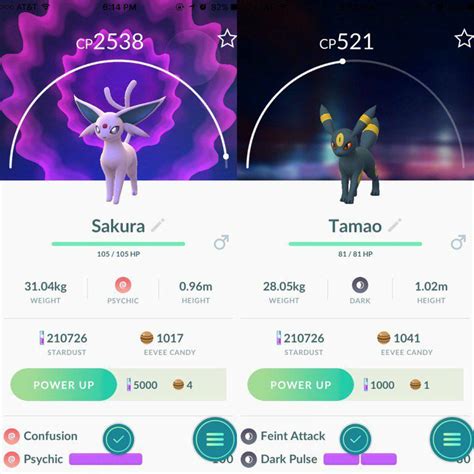 shelgon: You can use these helpful nicknames to obtain Espeon and Umbreon in Pokémon GO. Source ...