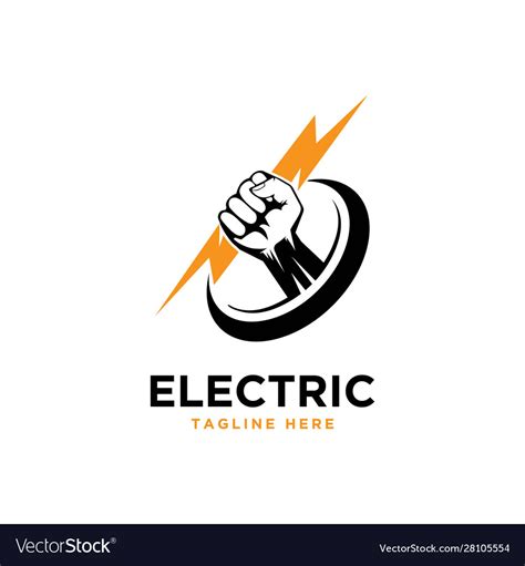 Electric logo Royalty Free Vector Image - VectorStock