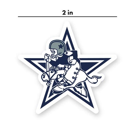 Dallas Cowboys Stickers Set of 9 by 2 inches Die Cut Vinyl D - Inspire ...