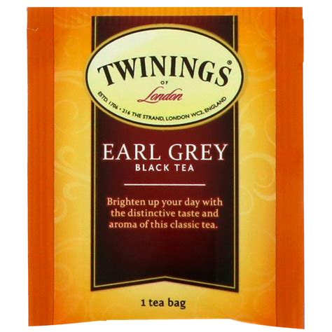 Twinings, Earl Grey Black Tea, 25 Tea Bags, 1.76 oz (50 g) - iHerb