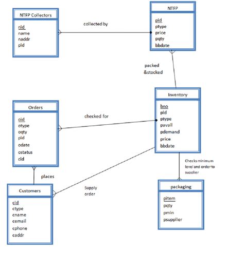 Database Entity Relationship Diagram Entity Relationship Diagram Of ...