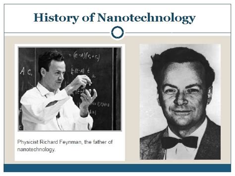 Nanotechnology Outline Definition of Nanotechnology History of ...