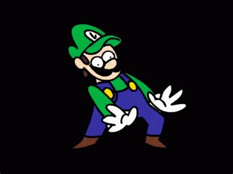 Luigi Spooky Month Dance GIF | GIFDB.com