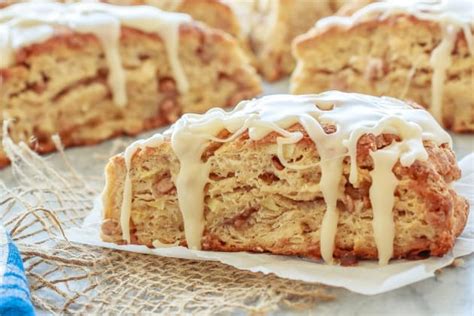 Apple Cinnamon Scones Recipe - Food Fanatic