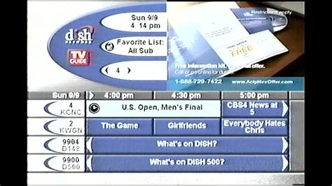 September 9, 2007 4:14 PM Dish Network Channel Guide - YouTube