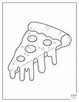 Pizza Coloring Pages Free Printables sketch template