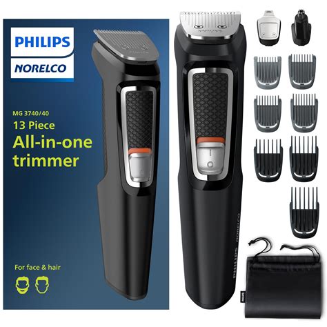 Buy Philips Norelco Multi Groomer All-in-One Trimmer Series 3000-13 Piece Mens Grooming Kit for ...