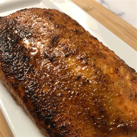 Honeyed Roasted Garlic Salmon » My Curated Tastes