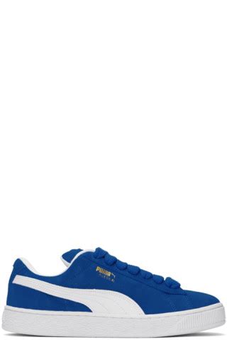 Blue Suede XL Sneakers by PUMA on Sale