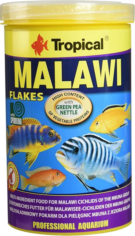 Tropical Malawi Mbuna Cichlids special flake vegetable high-protein fish food for daily feeding ...