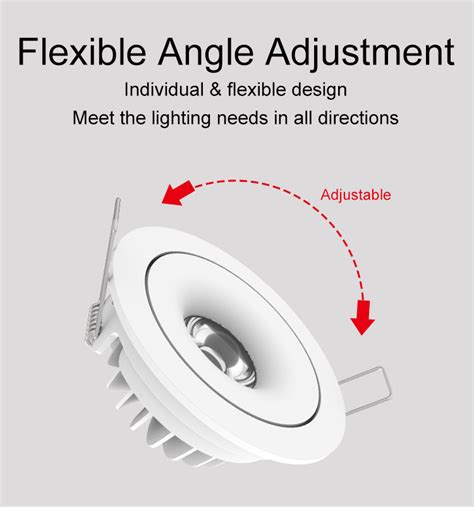 slim 3000k IP54 waterproof adjustable recessed downlights Suppliers ...