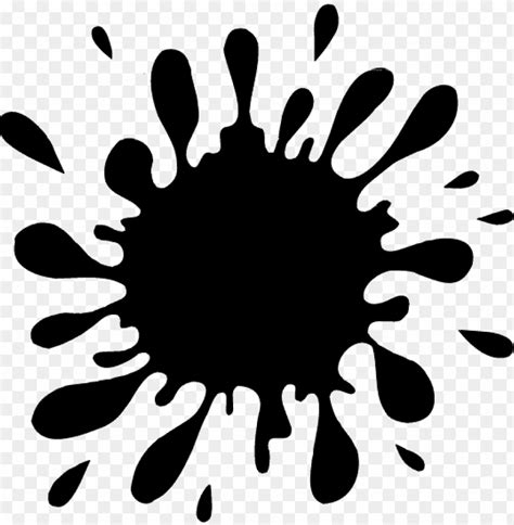 Black Paint Splatter Clip Art